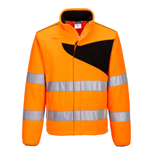 PW2 Hi-Vis polár Narancs-fekete