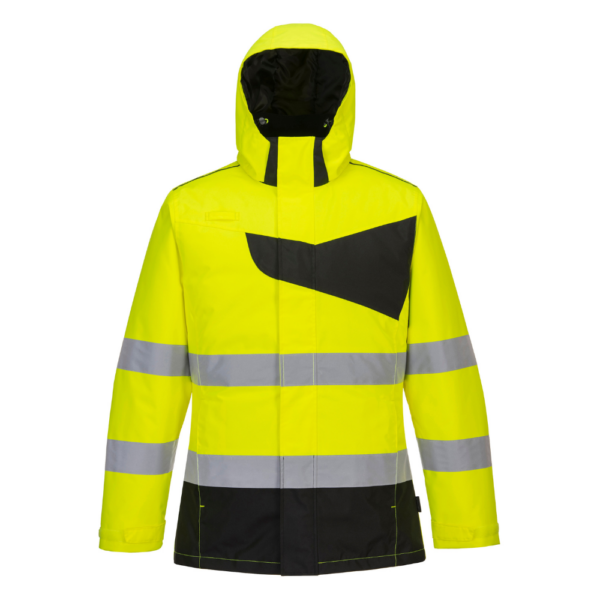 PW261 - PW2 Hi-Vis télikabát sárga/Fekete