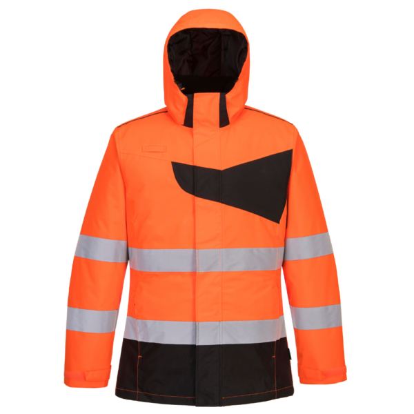 PW261 - PW2 Hi-Vis télikabát Narancs/Fekete