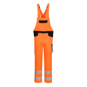 PW244 - PW2 Hi-Vis kantáros nadrág Narancssárga/Fekete