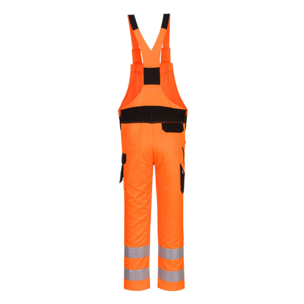 PW244 - PW2 Hi-Vis kantáros nadrág Narancsárga/Fekete